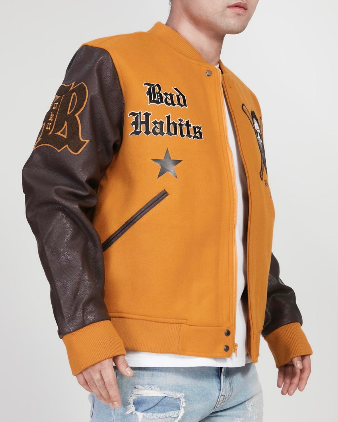 Bad Habits Varsity Jacket