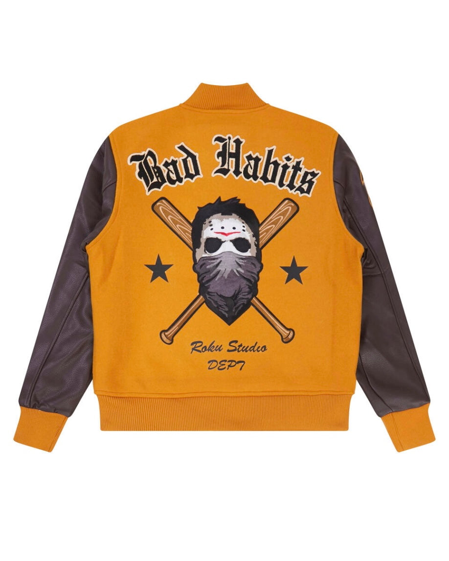 Bad Habits Varsity Jacket