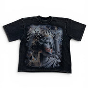 Rebel Minds Sinister Rhinestone Crop Tee