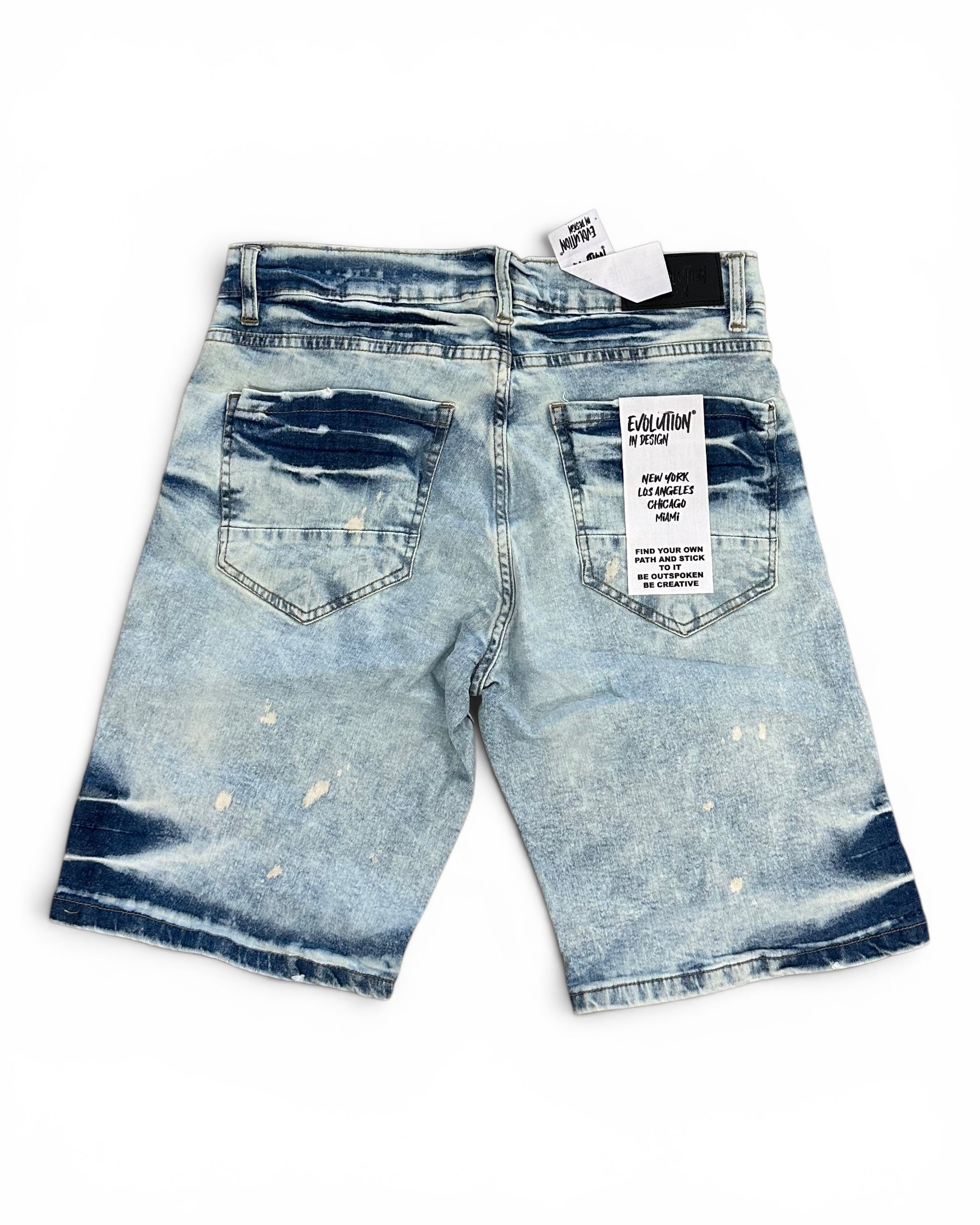 FWRD Classic Bleached Denim Shorts
