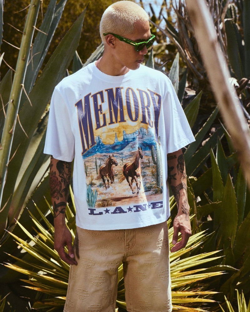 Wild Horses Crop Tee