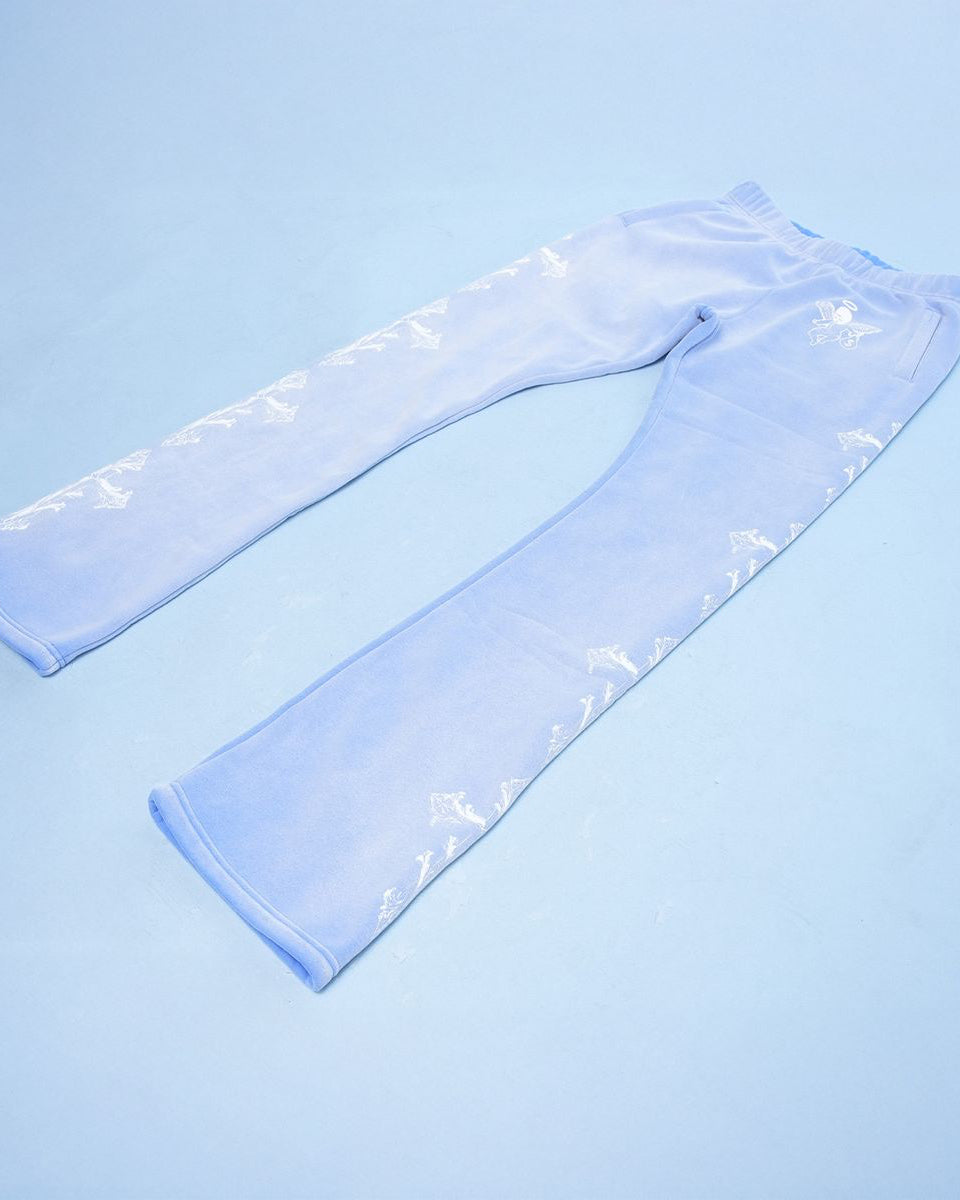 GB Jesus Cross Zip Hoodie Flare Set