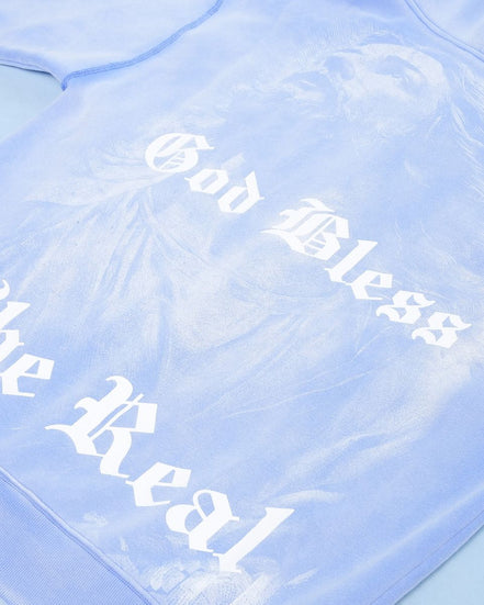 GB Jesus Cross Zip Hoodie Flare Set