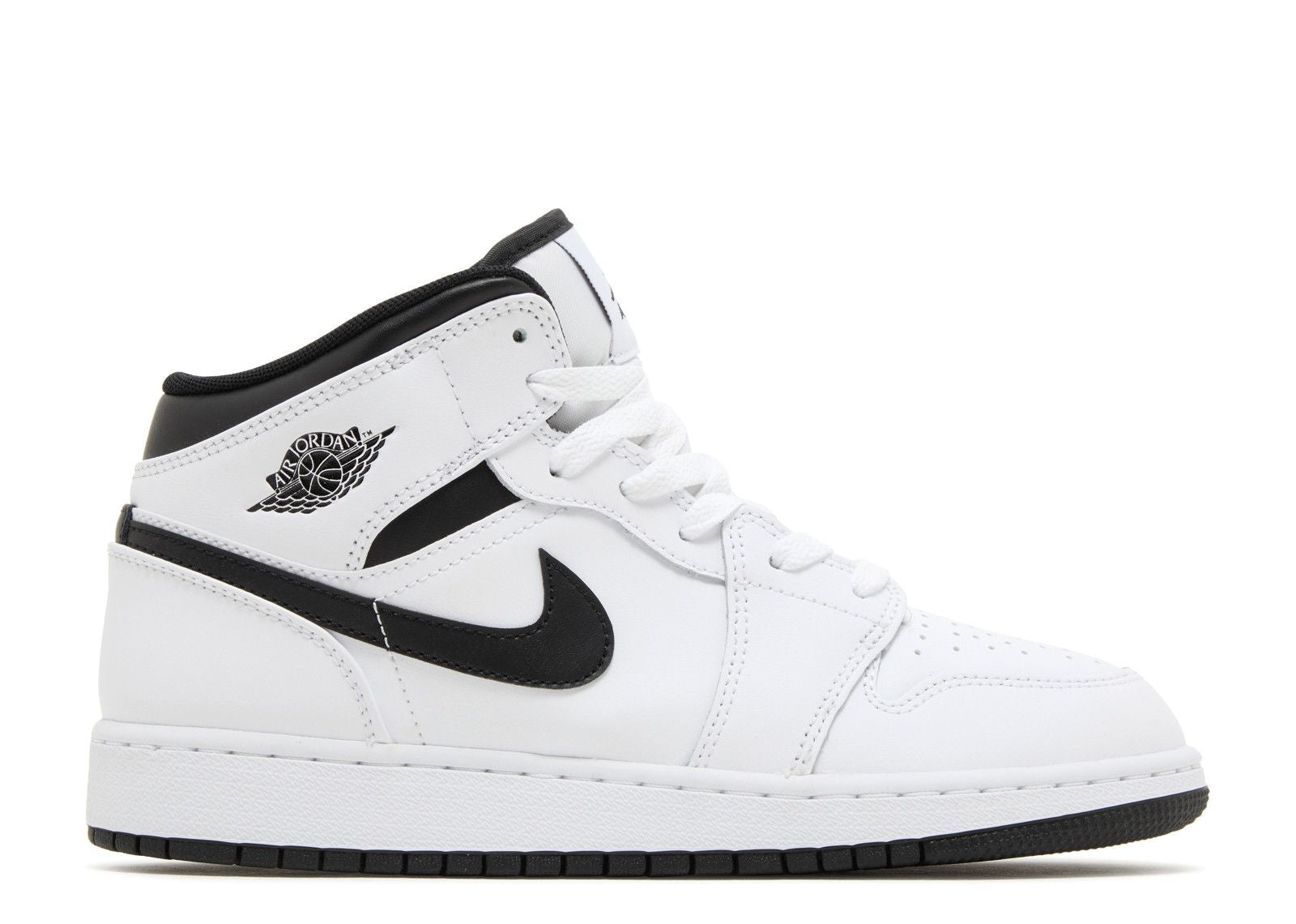 Jordan Retro 1’s Mid White Black (GS)