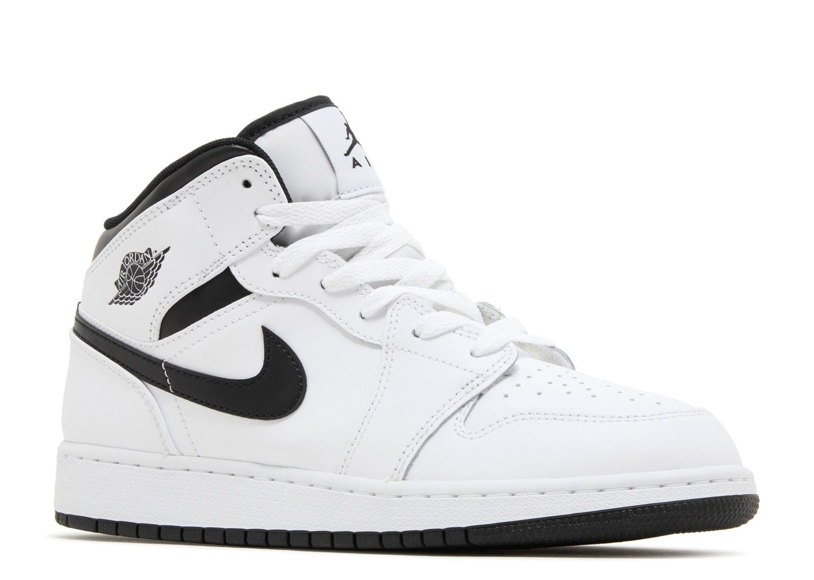 Jordan Retro 1’s Mid White Black (GS)