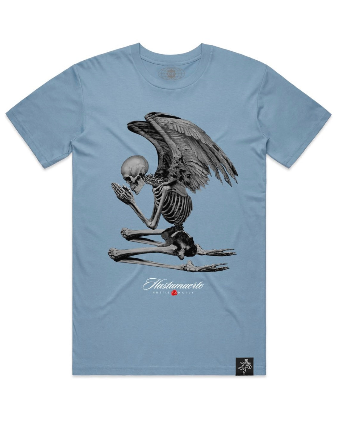 Skeleton Angel Wings Tee