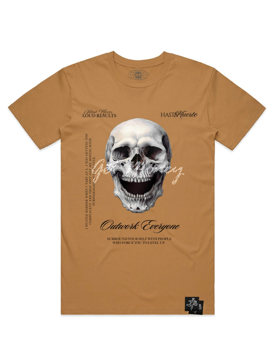 Rhinestone GM Skull Tee