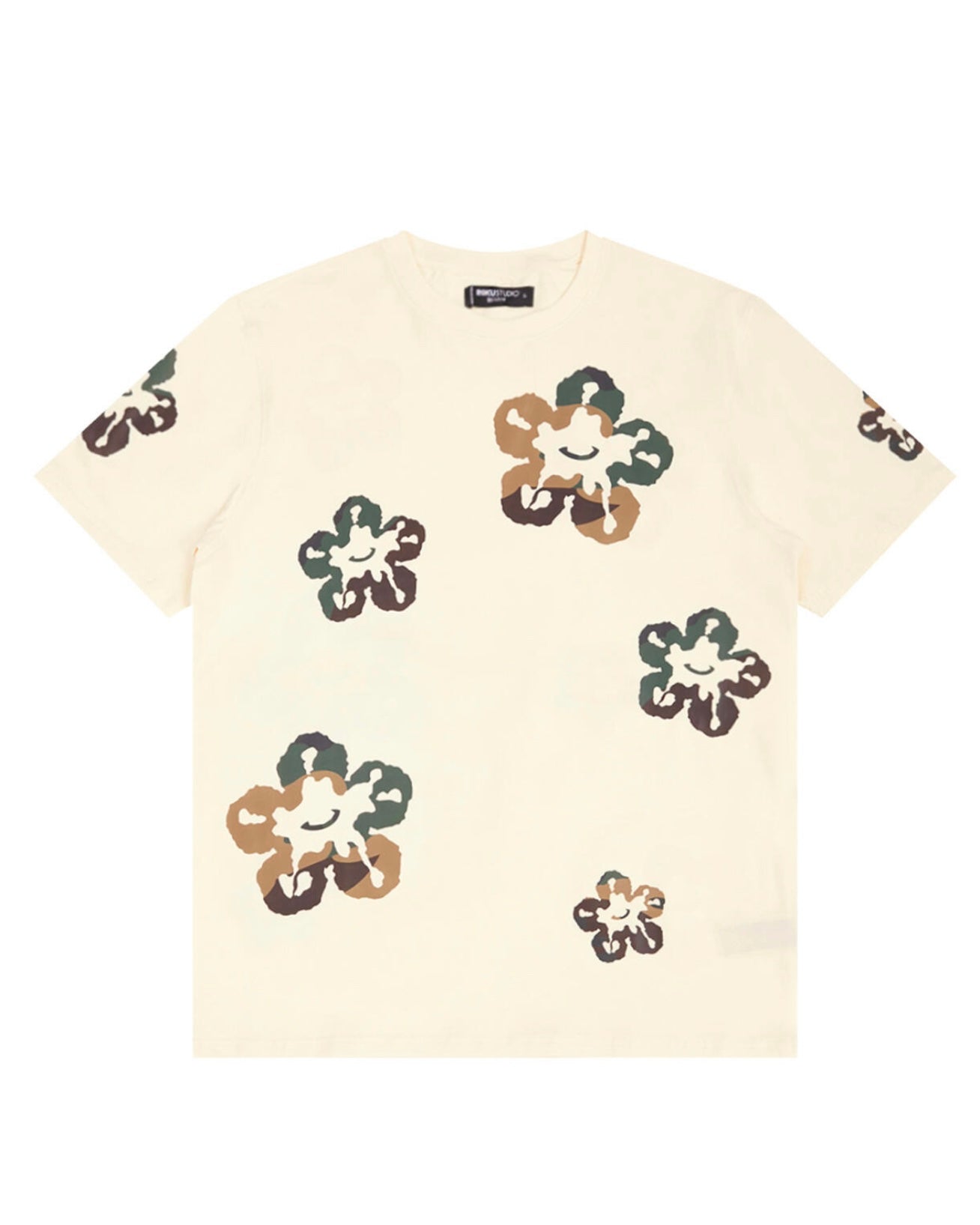 Woodland Camo Tear Drip Tee