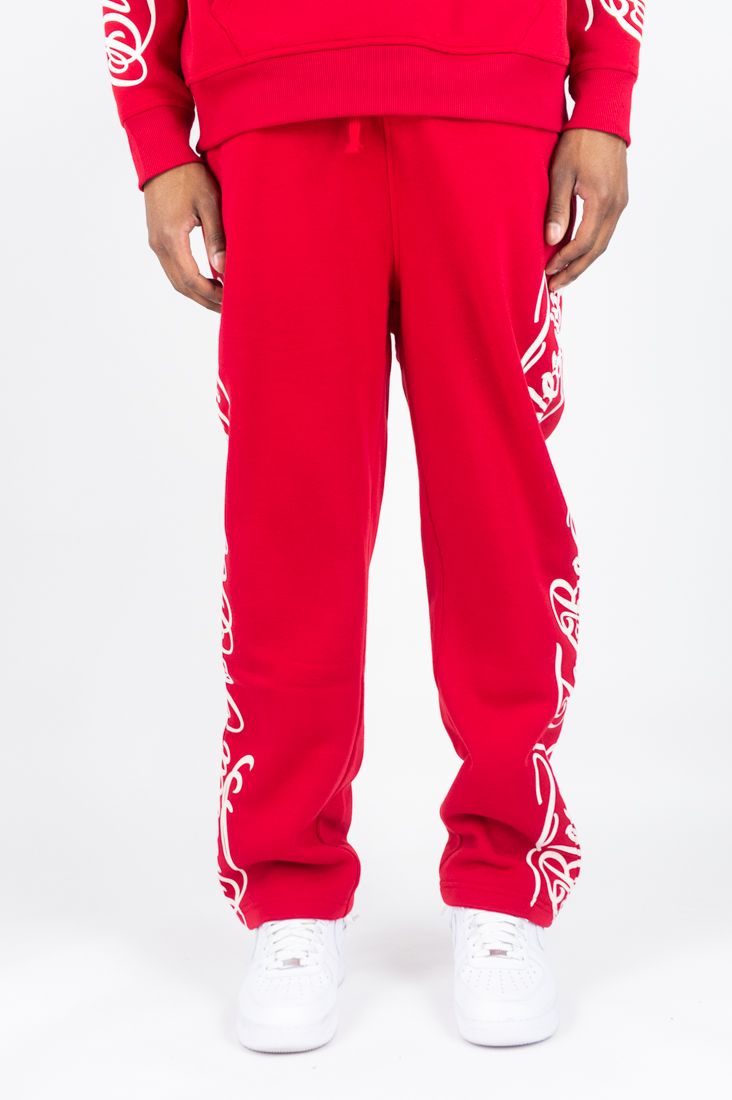Script Blessed Fleece Sweatpnts