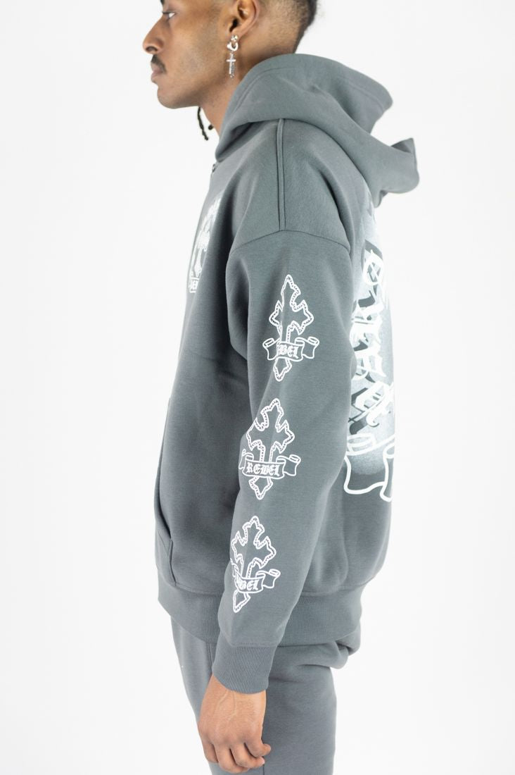 Rebel Cross Full-Zip Hoodie