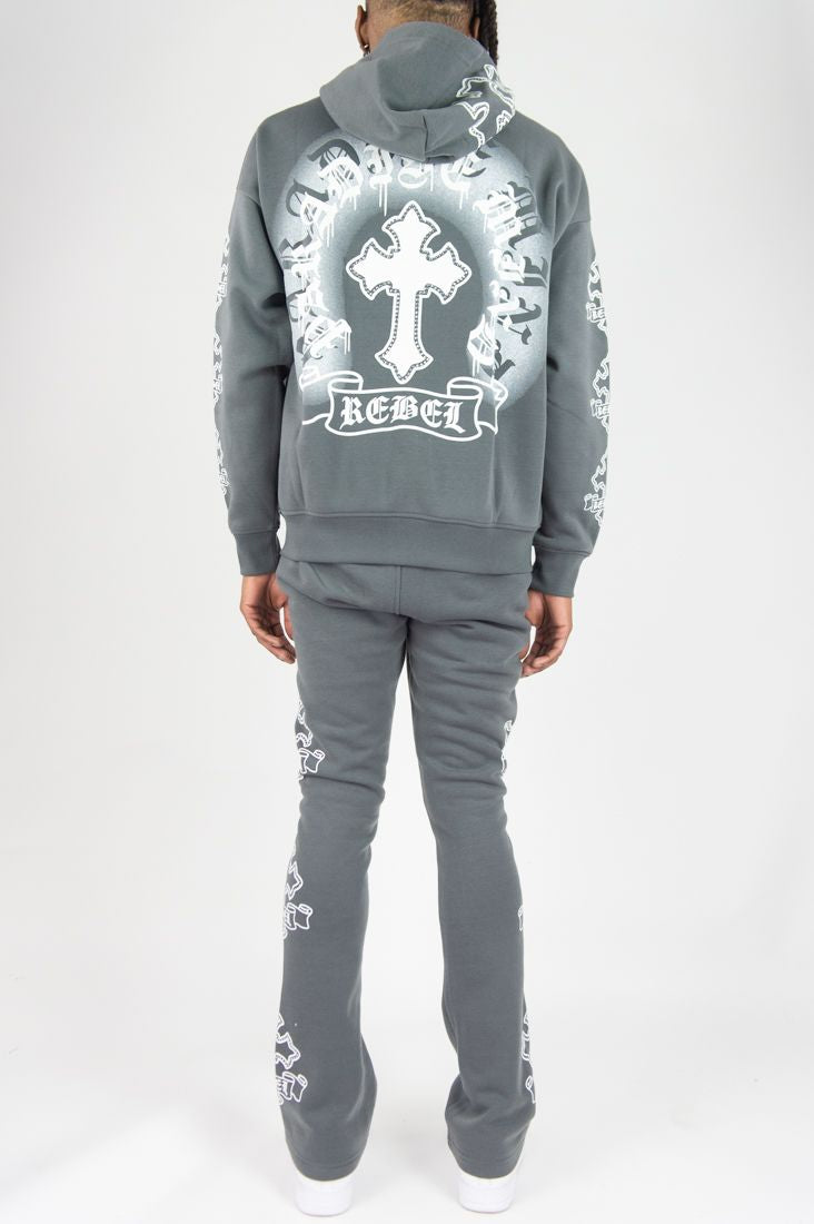 Rebel Cross Full-Zip Hoodie