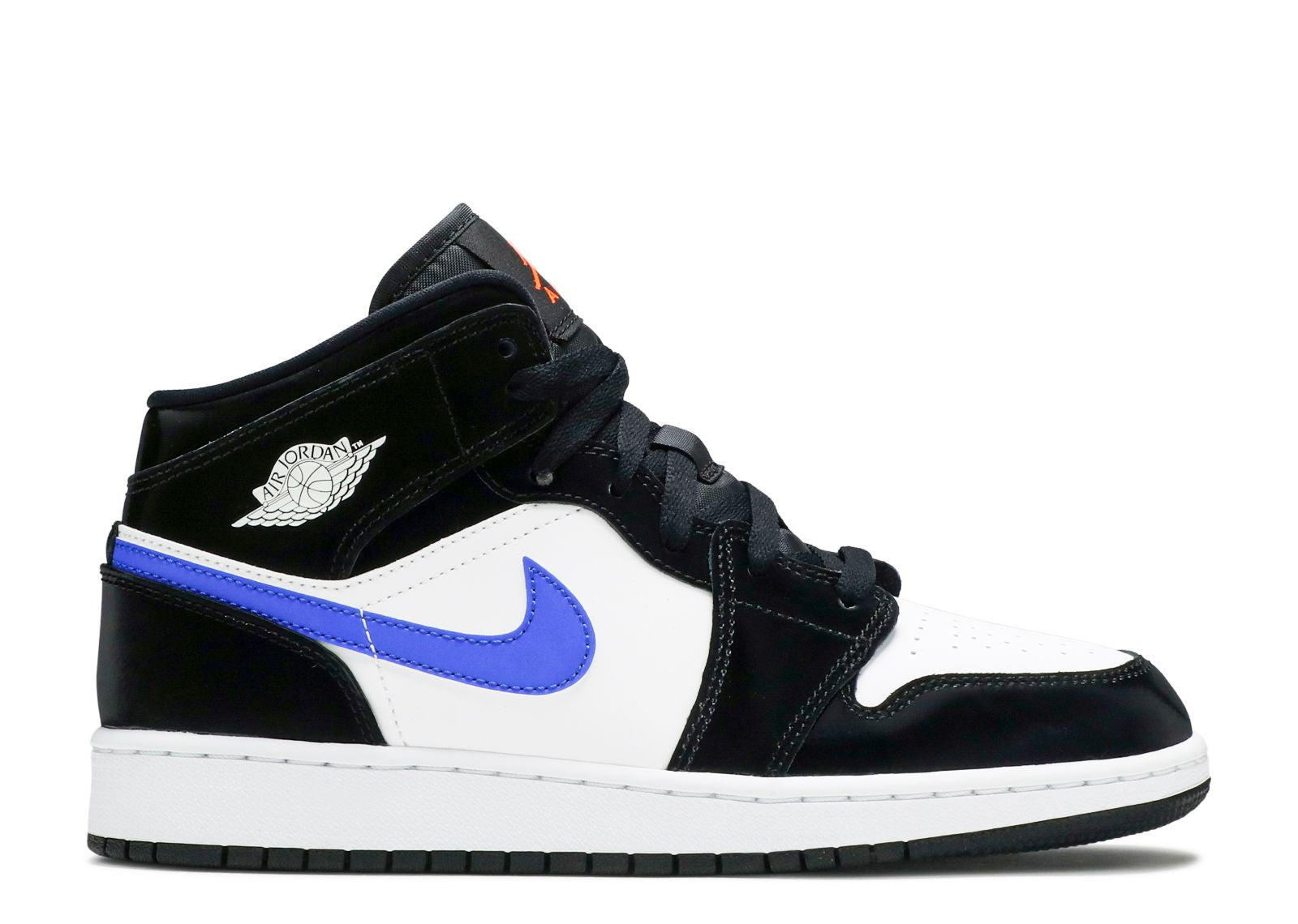 Jordan 1’s Mid Black Racer Blue (GS)