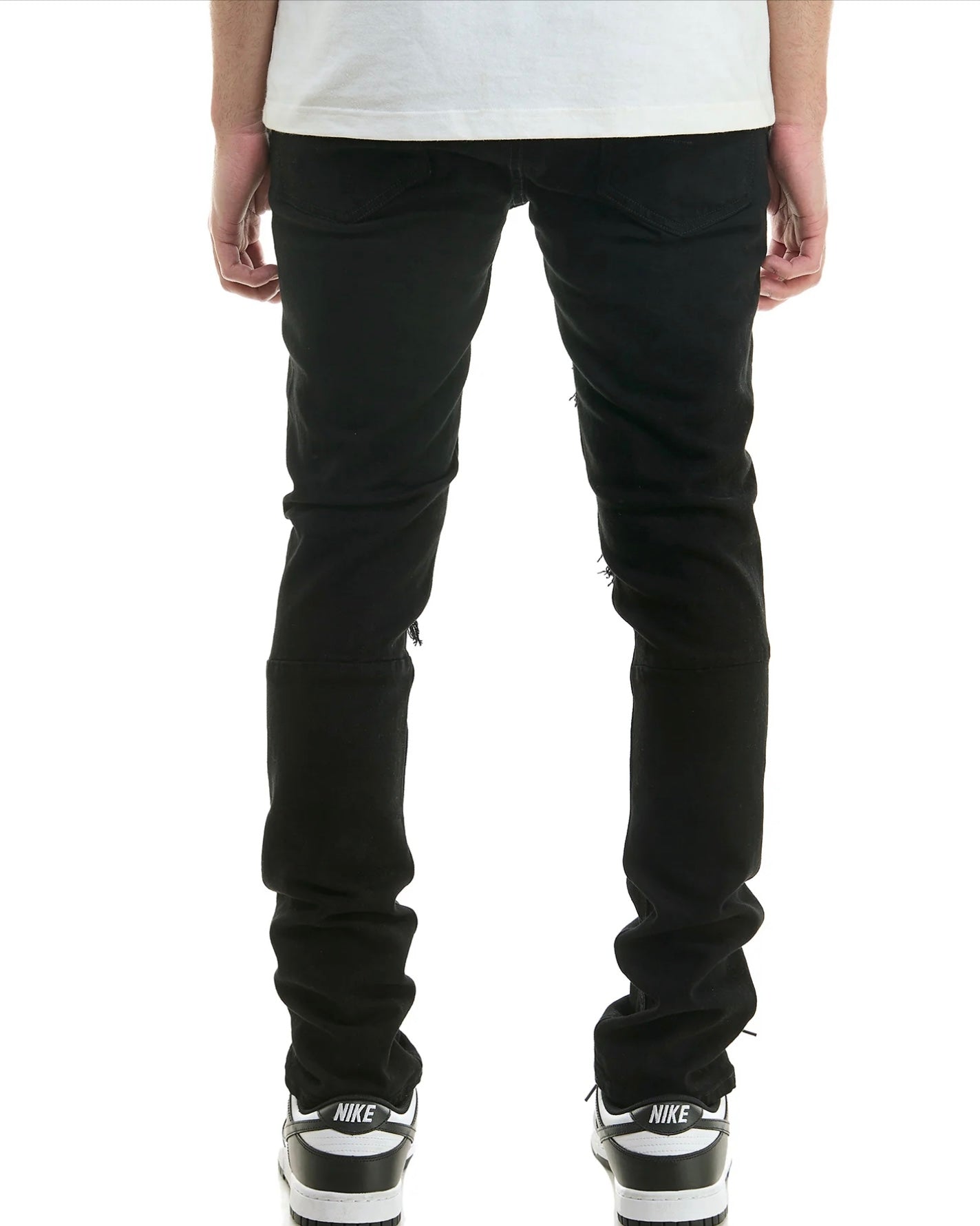 Under Patched Skinny Jeans