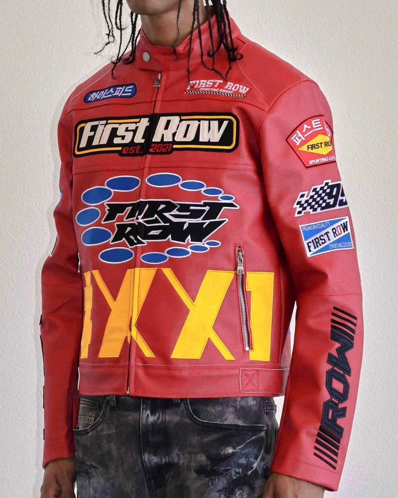 Motor Racing Leather Jacket