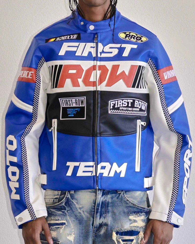 Contrast Motor Racing Jacket