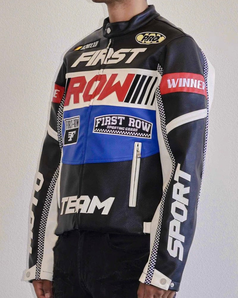 Contrast Motor Racing Jacket