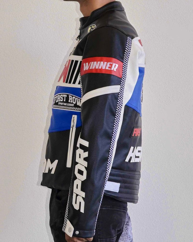 Contrast Motor Racing Jacket