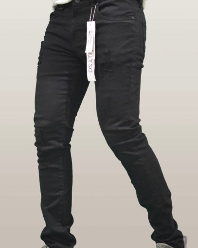 Ripped Super Stretched Slim Jeans