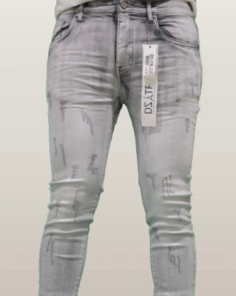 Grey Washed Jeans