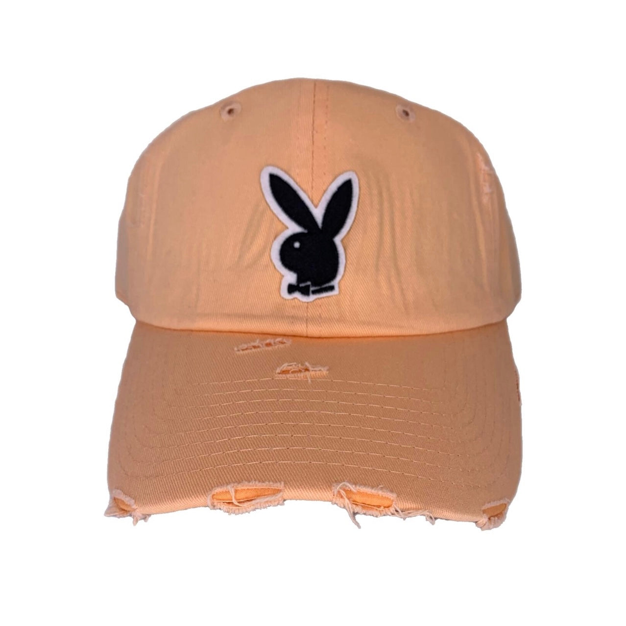 Black Playboy Bunny Dad Hat