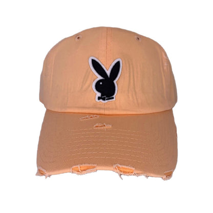 Black Playboy Bunny Dad Hat