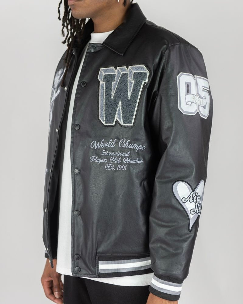 World Champs PU Varsity Jacket