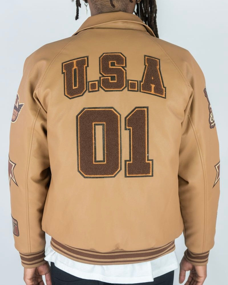 Eagle USA PU Varsity Jacket