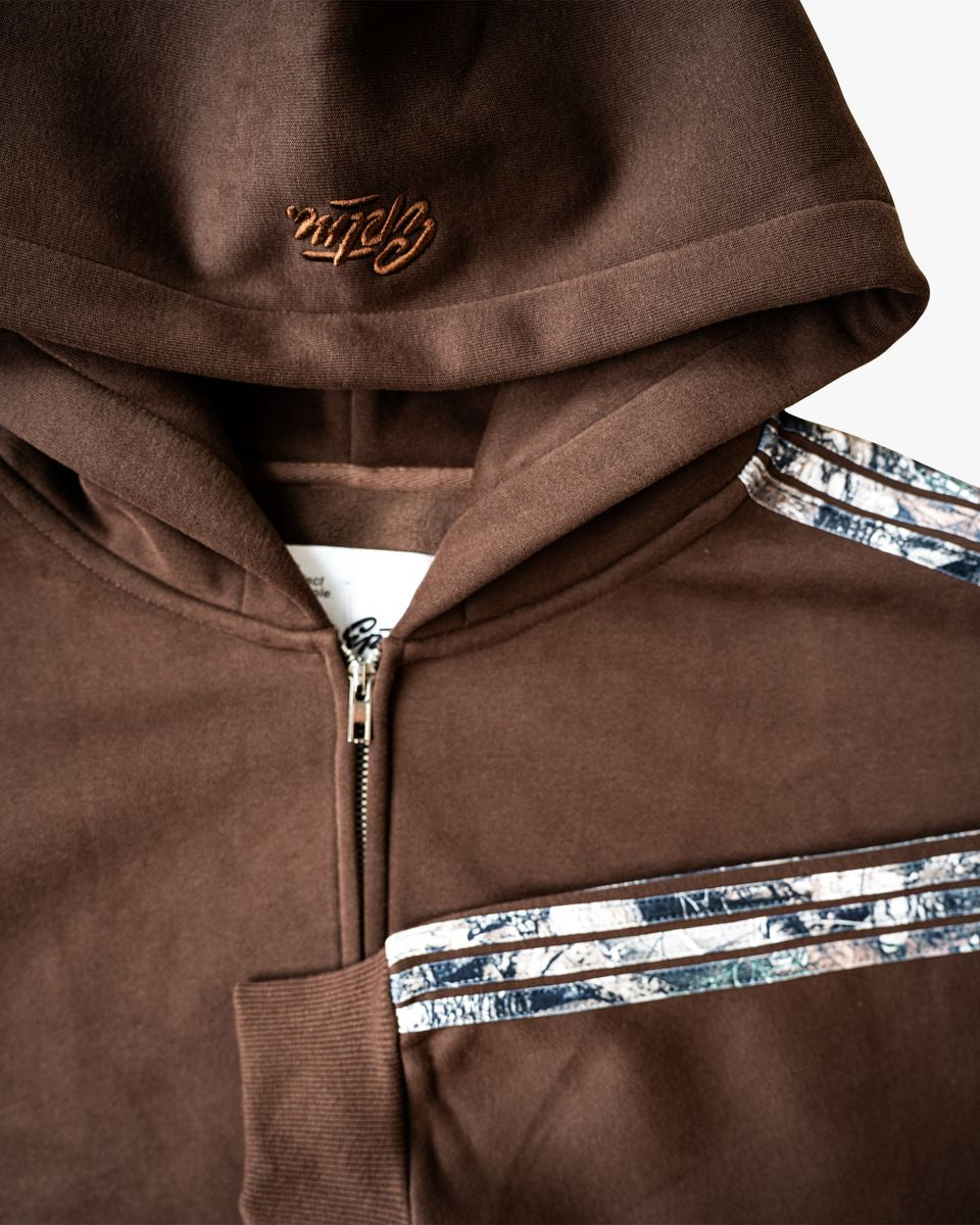 Real Camo Striped Zip Hoodie