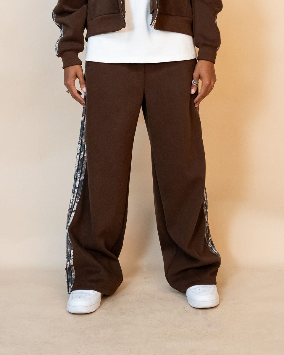 Real Camo Striped Baggy Pants