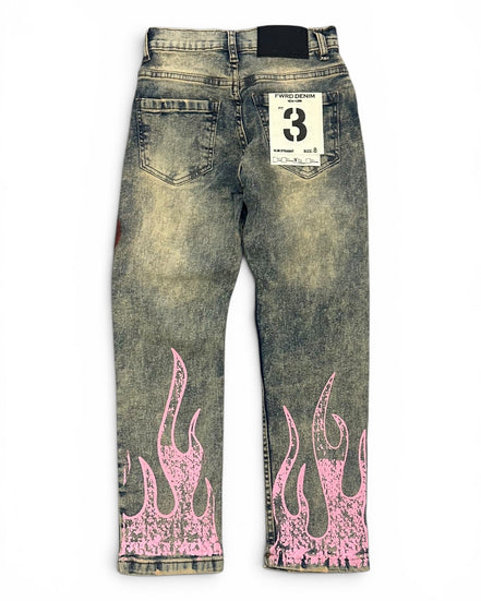 FWRD Junior's Dreams Slim Straight Denim