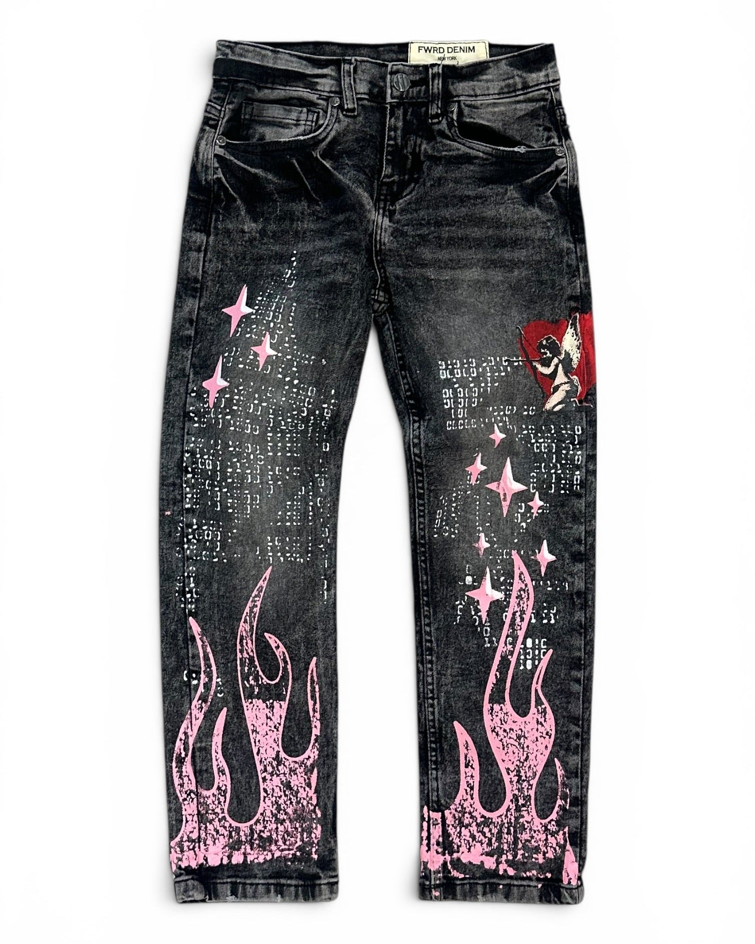 FWRD Junior's Dreams Slim Straight Denim