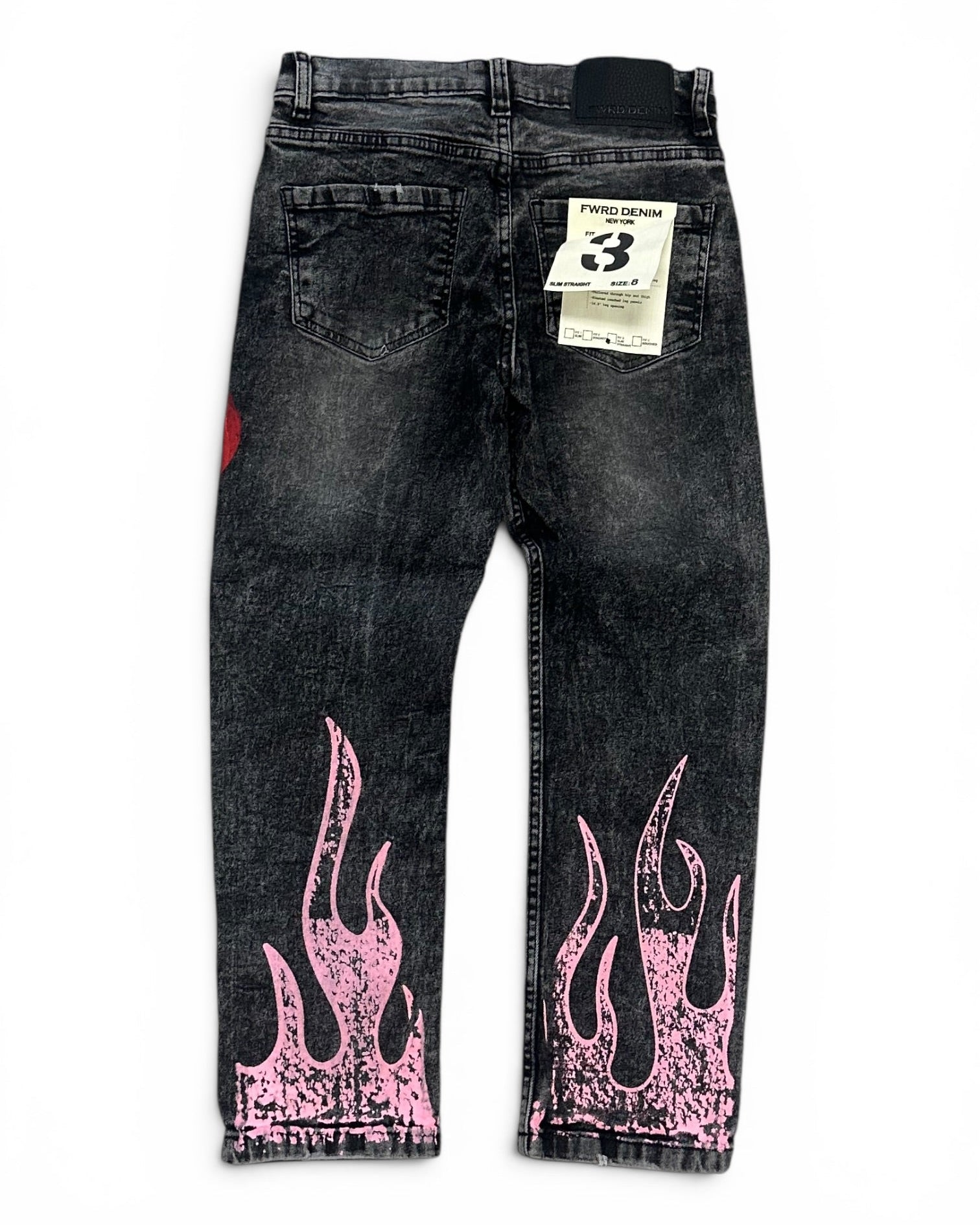 FWRD Junior's Dreams Slim Straight Denim