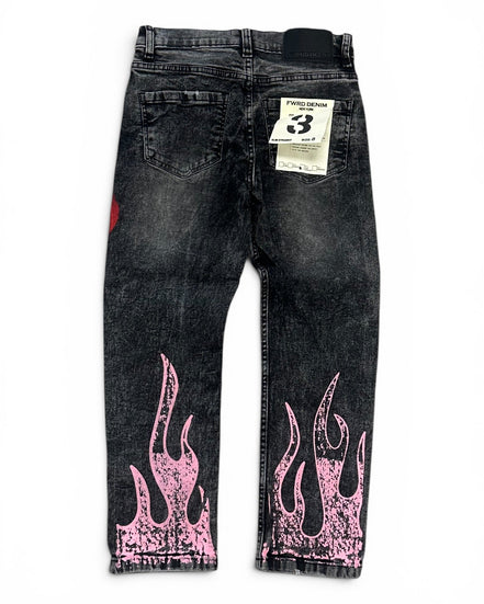 FWRD Junior's Dreams Slim Straight Denim