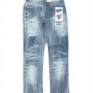FWRD Junior's Premium Distressed Straight Denim
