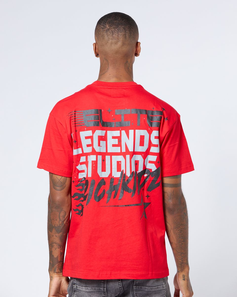 Legends studios graphic tee in red