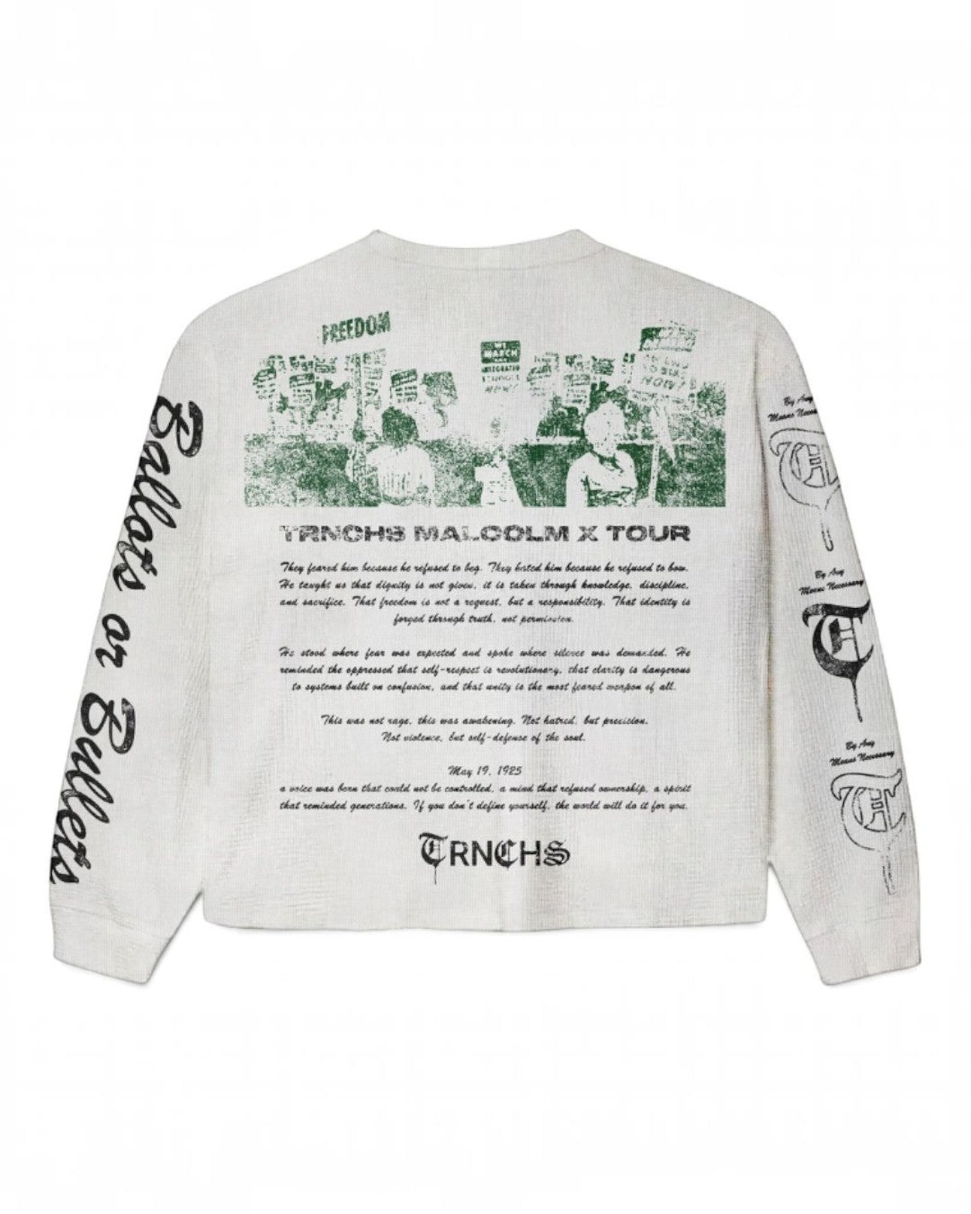 TRNCHS Malcolm X Long Sleeve