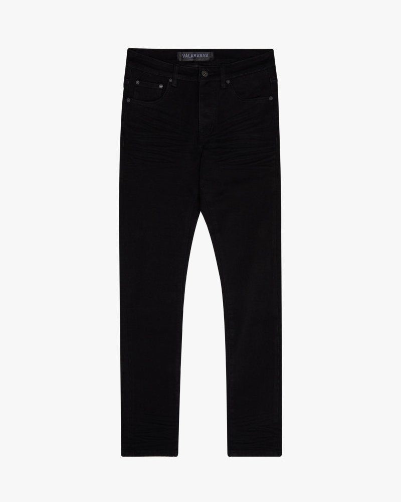 Black jeans on a white background