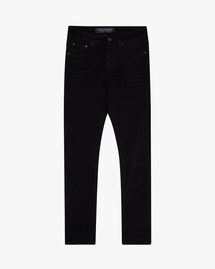 Black jeans on a white background
