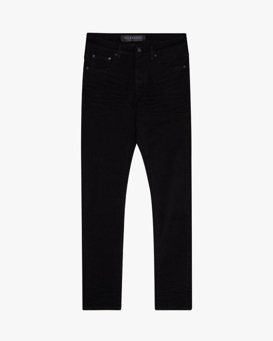 Black jeans on a white background