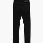 Black jeans on a white background