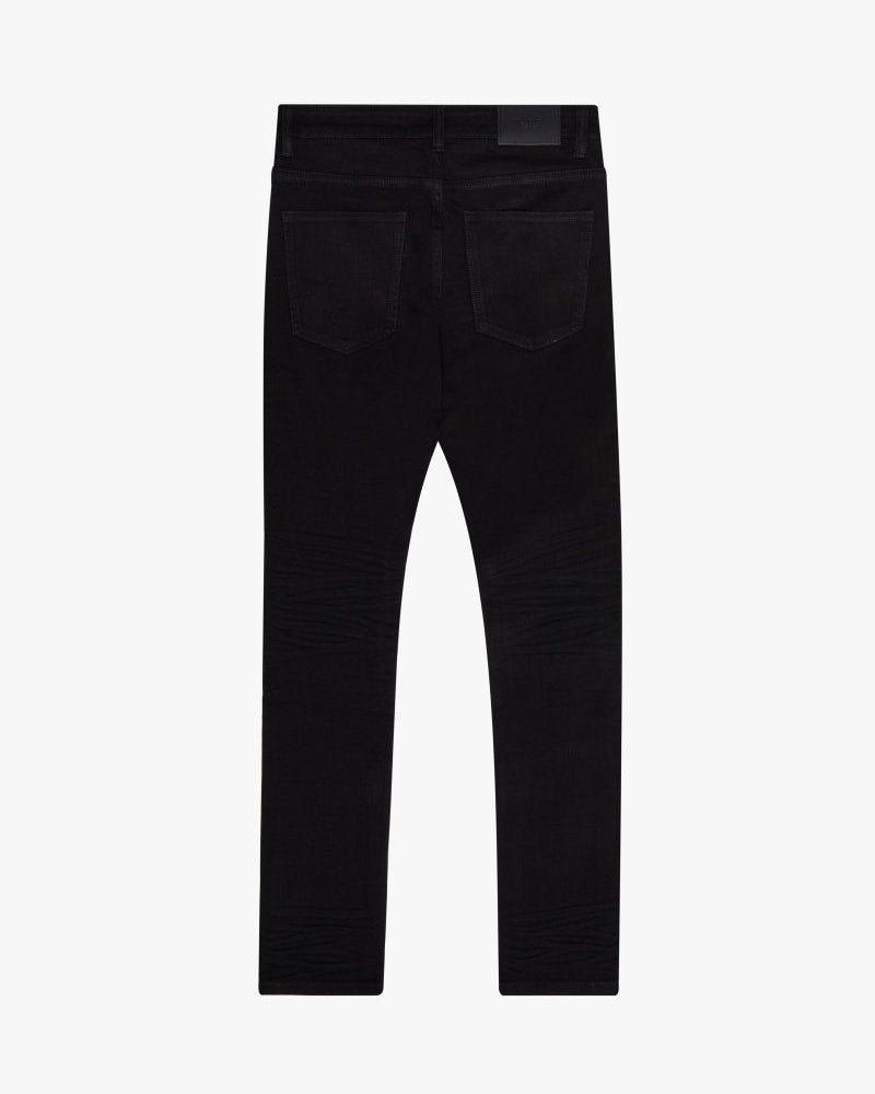 Black jeans on a white background