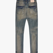 Blue jeans on a white background