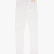 White pants on a white background