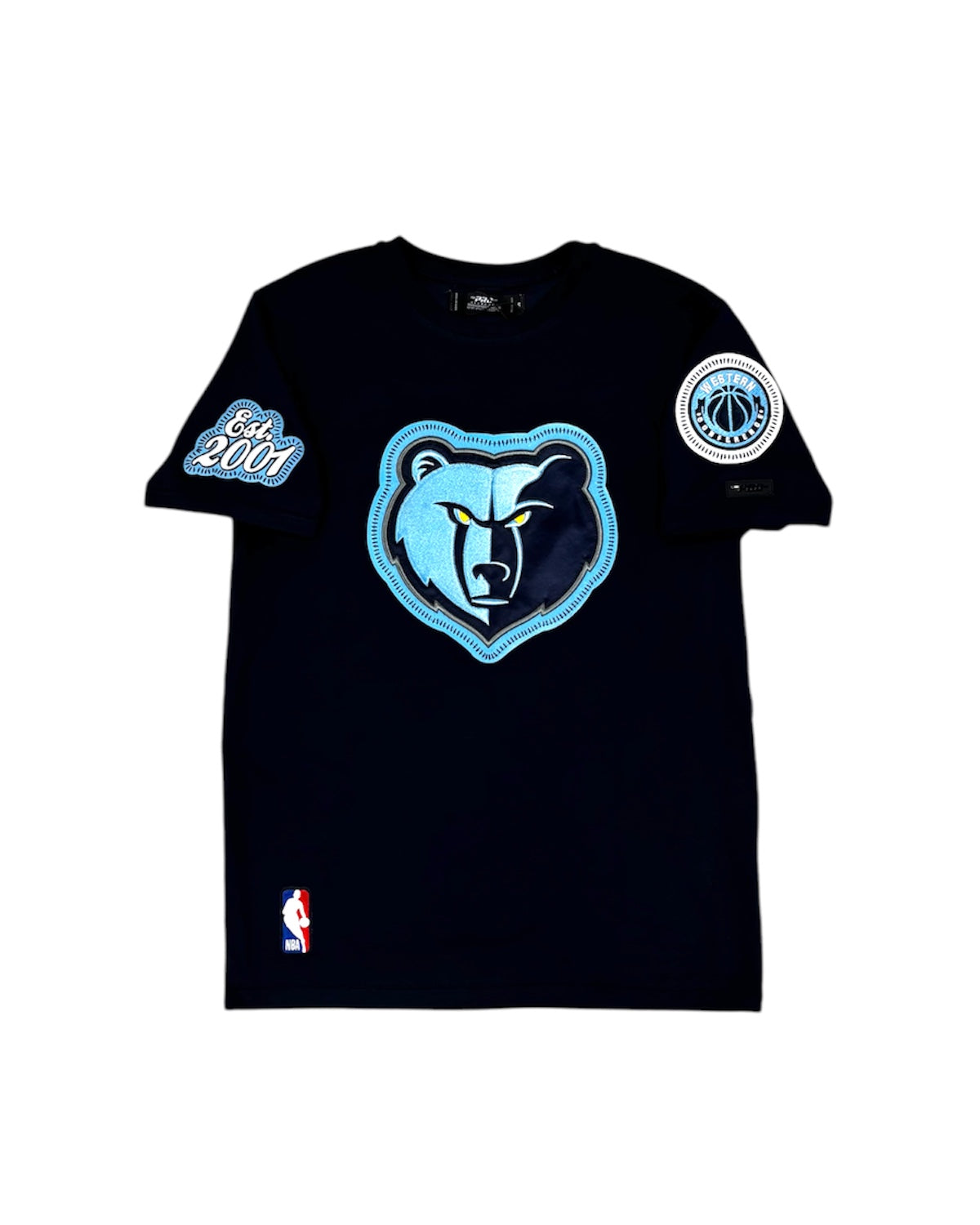 Memphis Grizzlies DIY Pick Stitch Tee In Midnight navy colo