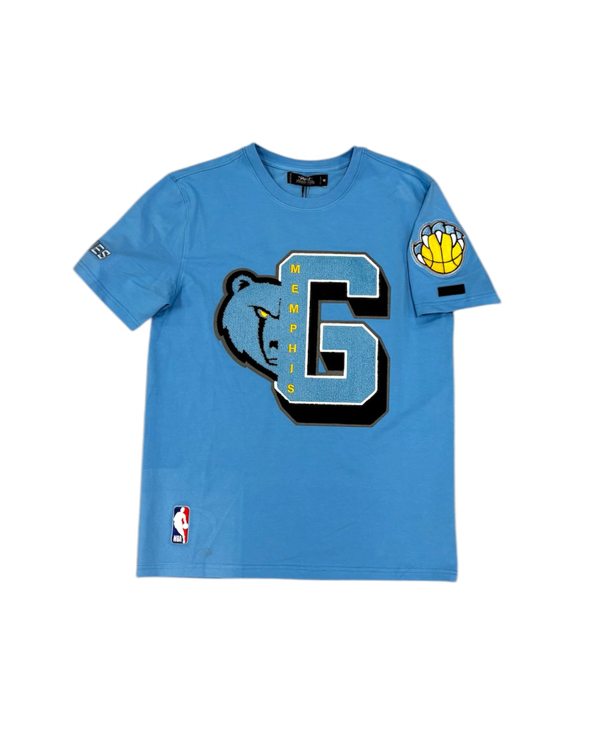 Memphis Grizzlies Mash Up Tee In University Blue Color 