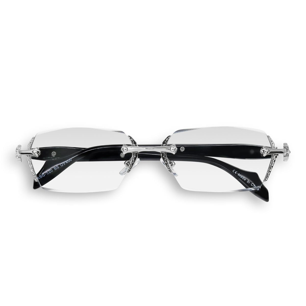 Metal Bridged Clear Lens Shades