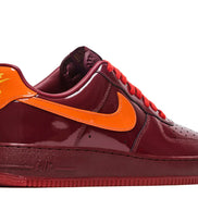 Nike Air Force 1 Low Patent Leather Dark Team Red Safety Orange Men's