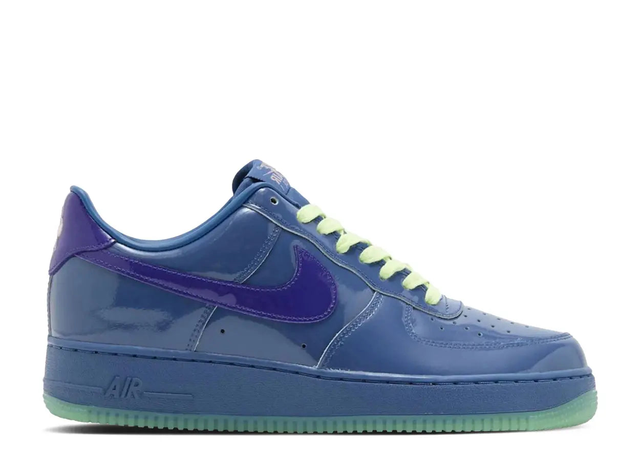Nike Air Force 1 Low Patent Leather Mystic Navy Grape Ice Men's