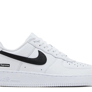 Nike Air Force 1 Low Supreme White Black Men's