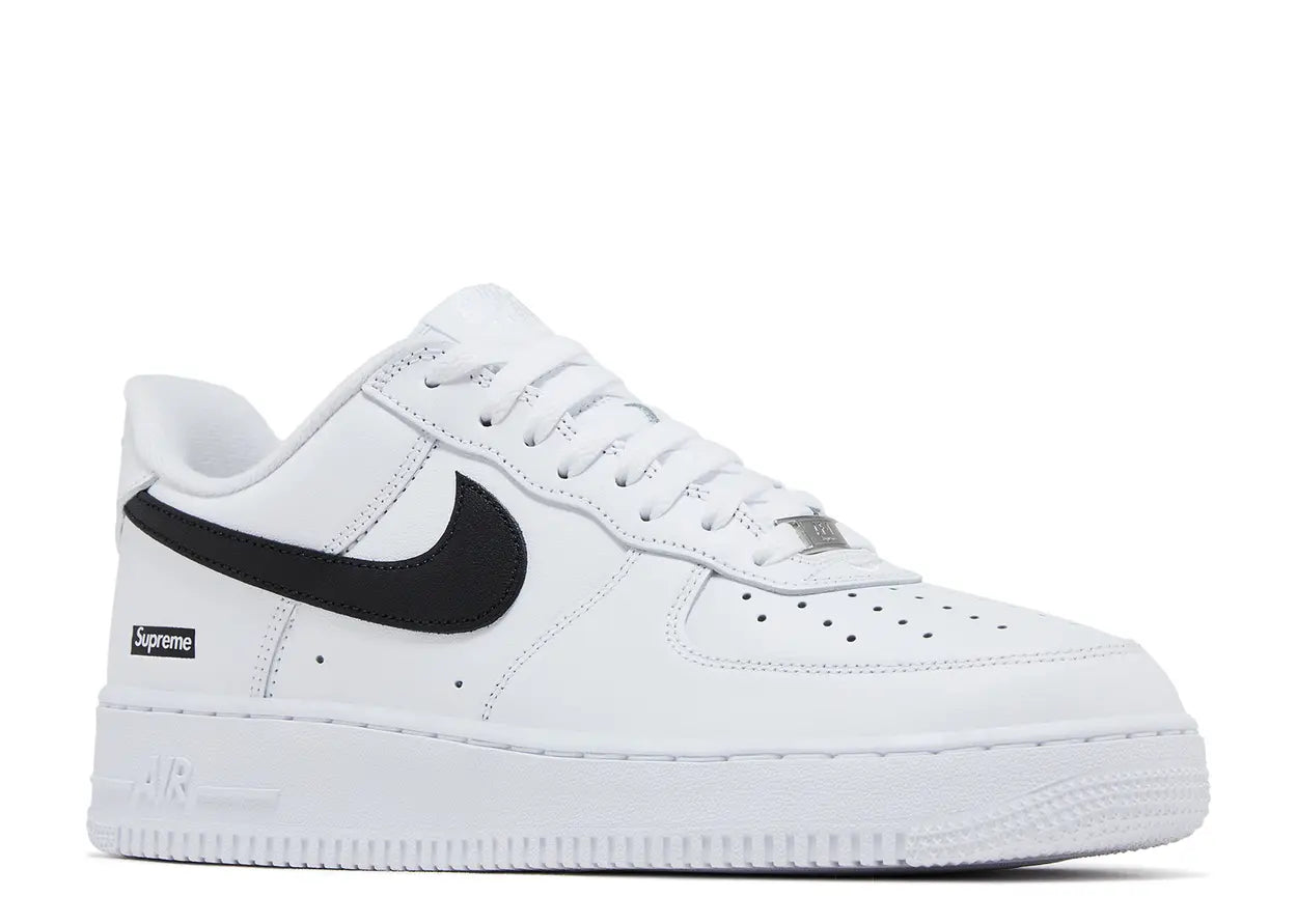 Nike Air Force 1 Low Supreme White Black Men's